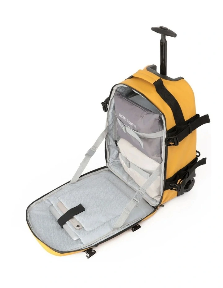 Delta 51cm Deluxe Onboard Trolley Backpack - Yellow image 2