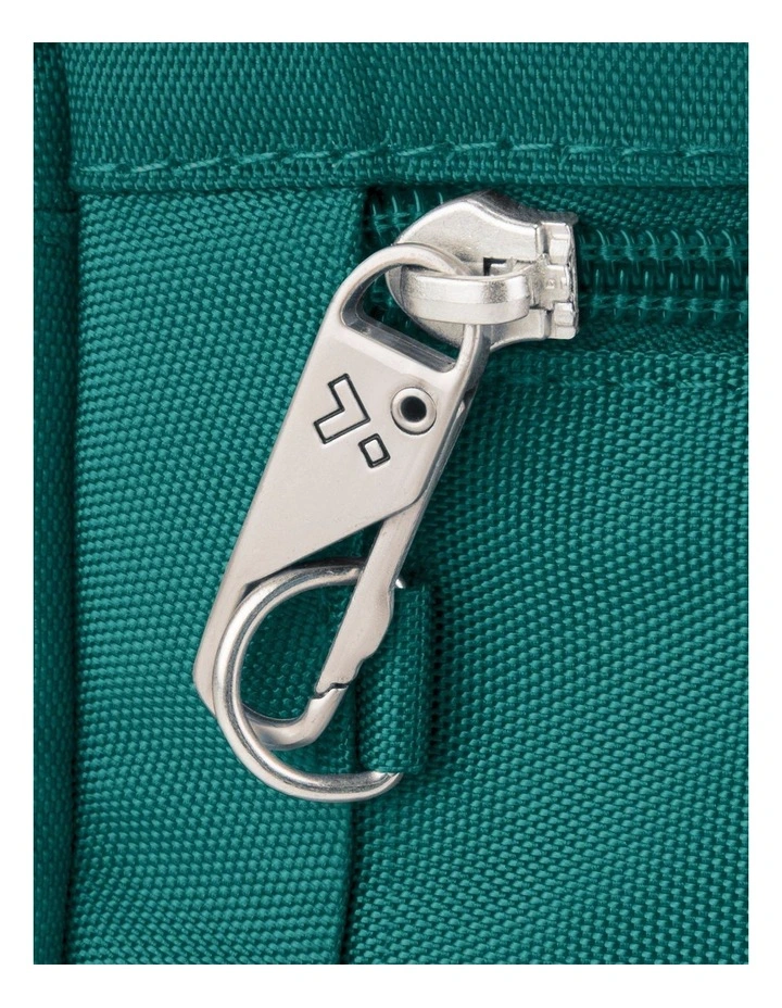 Classic Anti-Theft Small East/West Crossbody Bag in Spruce image 4