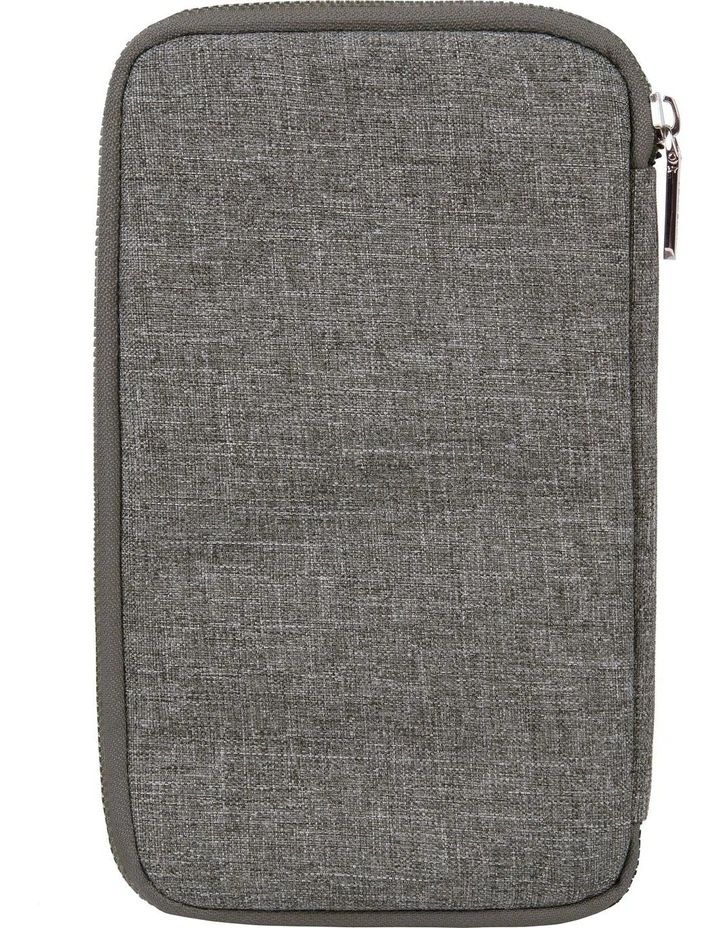 RFID Blocking Family Passport Wallet in Gray Heather image 2