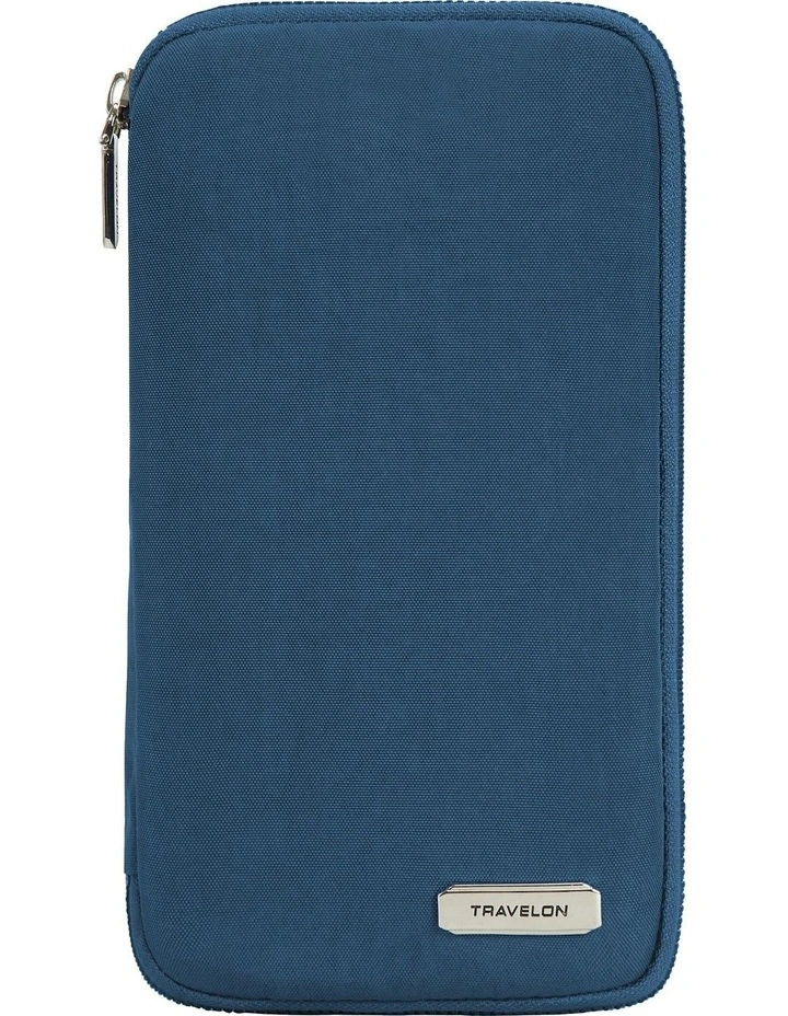 RFID Blocking Family Passport Wallet in Ocean image 1