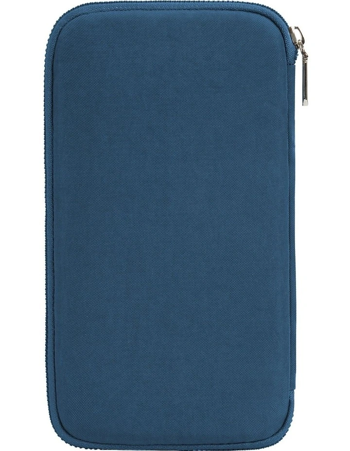 RFID Blocking Family Passport Wallet in Ocean image 2