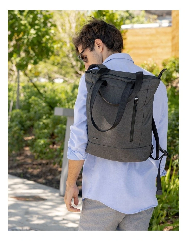 Urban Anti-Theft 15.6 Laptop Convertible Tote in Slate image 6