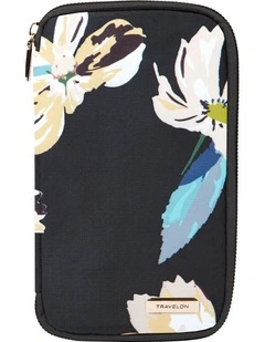 RFID Blocking Family Passport Wallet in Midnight Floral