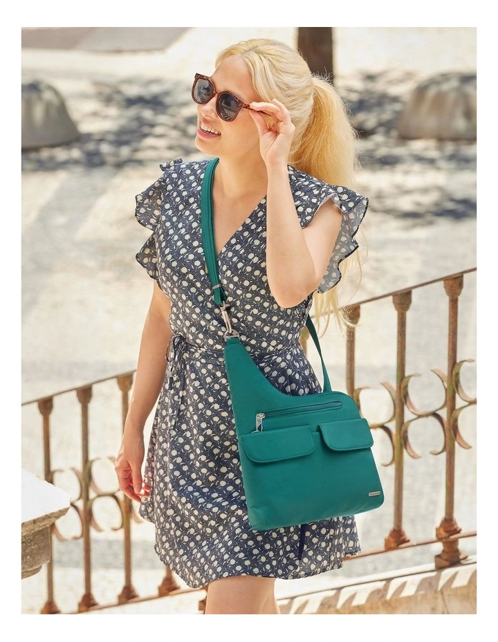 Classic Anti-Theft Crossbody Bag in Spruce image 6