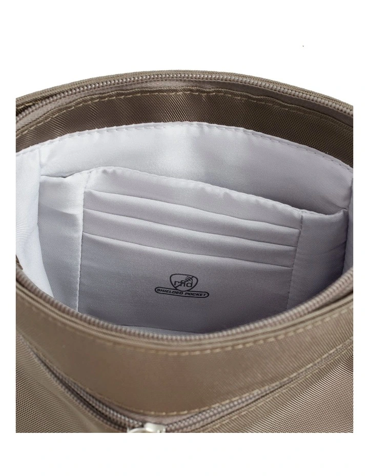 Classic Anti-Theft Mini Shoulder Bag in Nutmeg image 5
