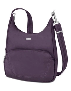 Classic Anti-Theft Essential Messenger Bag in Purple