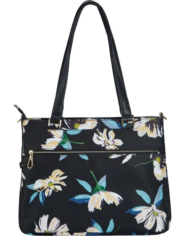 Addison Anti-Theft Tablet Tote in Midnight Floral image 2