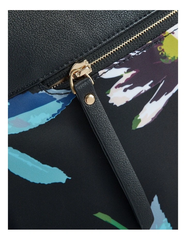 Addison Anti-Theft Tablet Tote in Midnight Floral image 5