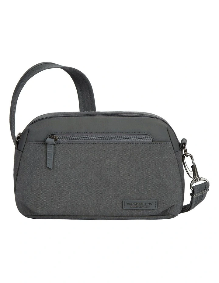 Metro Anti-Theft Dome Crossbody Bag in Gray Heather image 1
