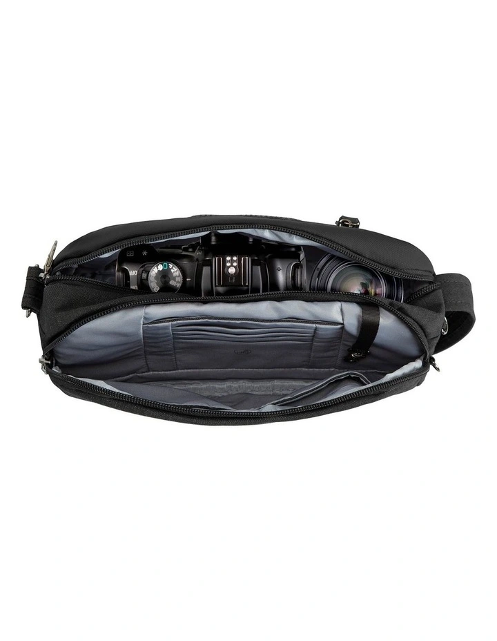 Metro Anti-Theft Dome Crossbody Bag in Black image 4