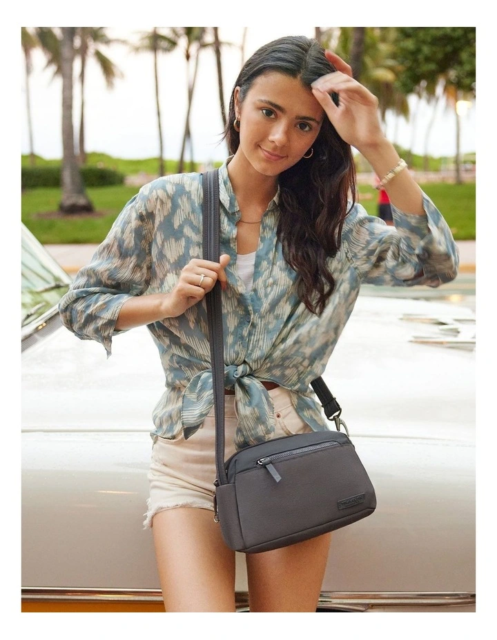 Metro Anti-Theft Dome Crossbody Bag in Black image 6