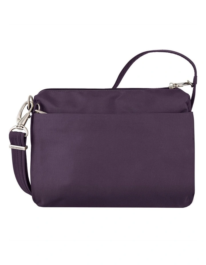 Classic Anti-Theft Small East/West Crossbody Bag in Purple image 2