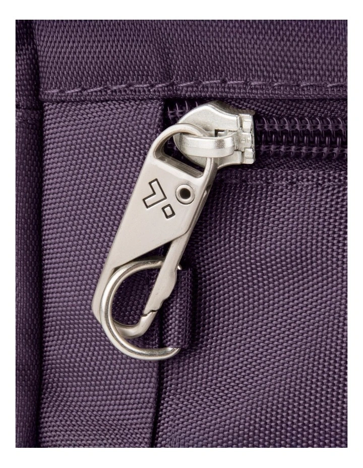 Classic Anti-Theft Small East/West Crossbody Bag in Purple image 4