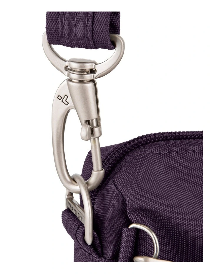 Classic Anti-Theft Small East/West Crossbody Bag in Purple image 5