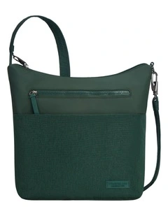 Metro Anti-Theft Crossbody Bag in Forest Heather