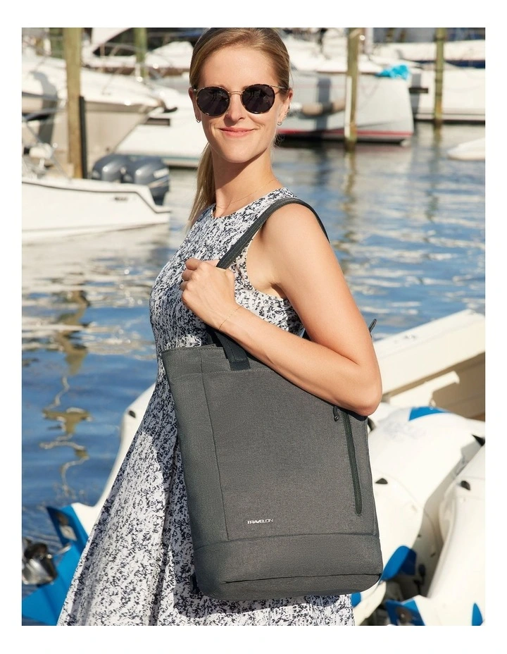 Urban Anti-Theft 15.6 Laptop Convertible Tote in Black image 5