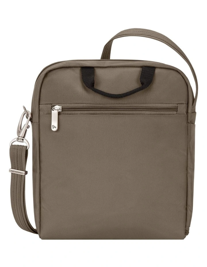 Classic Anti-Theft Tablet Medium Tour Bag in Nutmeg image 2