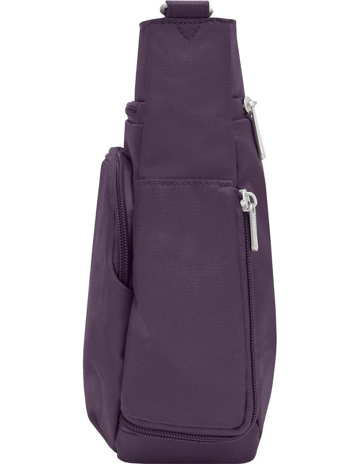 Classic Anti-Theft North/South Crossbody Bag in Purple image 3