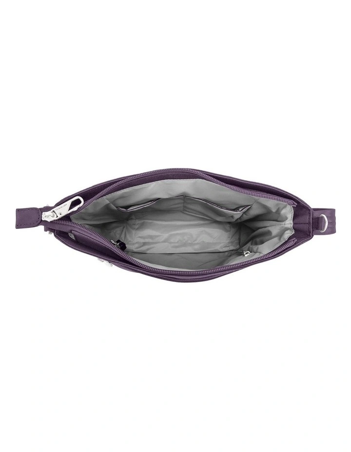 Classic Anti-Theft North/South Crossbody Bag in Purple image 4