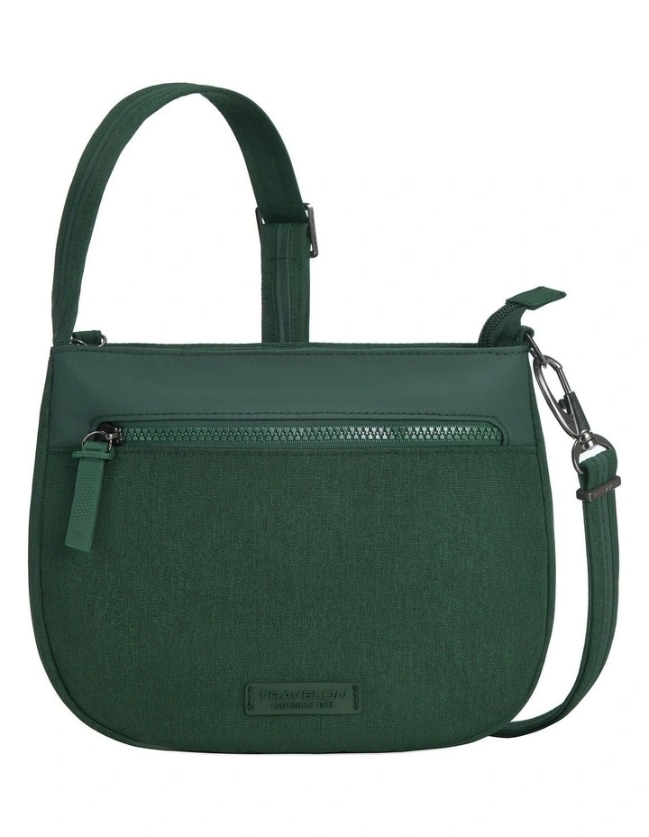 Metro Anti-Theft Saddle Crossbody Bag in Forest Heather image 1