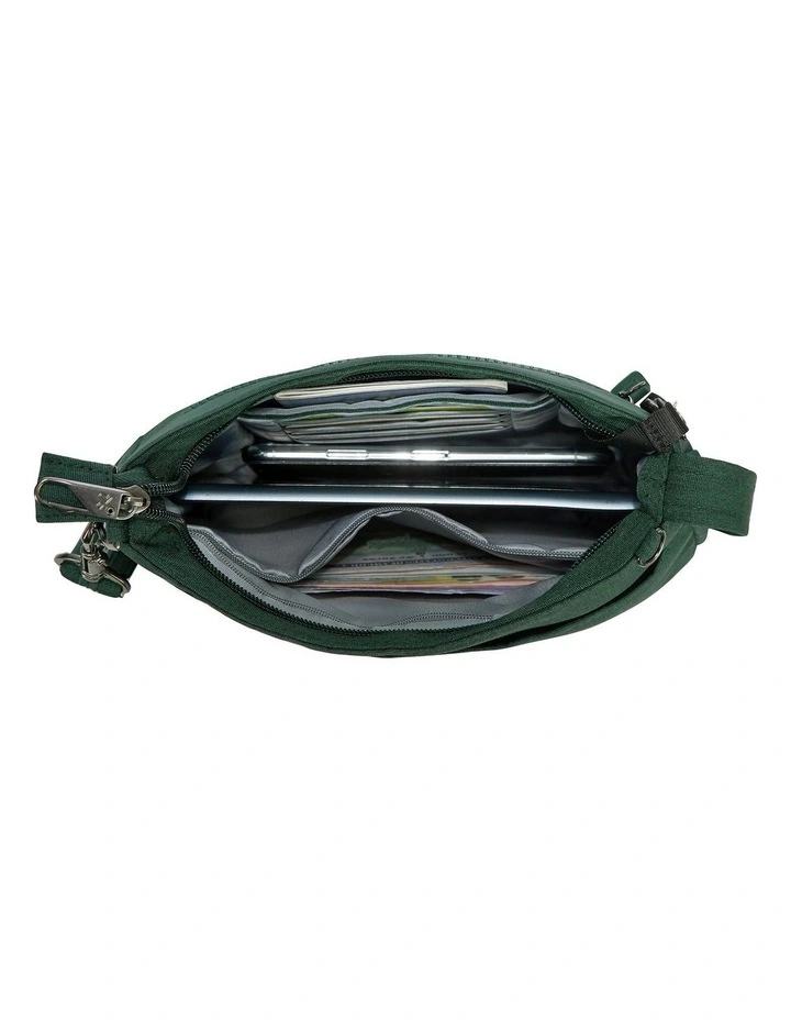 Metro Anti-Theft Saddle Crossbody Bag in Forest Heather image 4