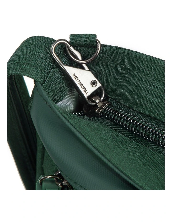 Metro Anti-Theft Saddle Crossbody Bag in Forest Heather image 5