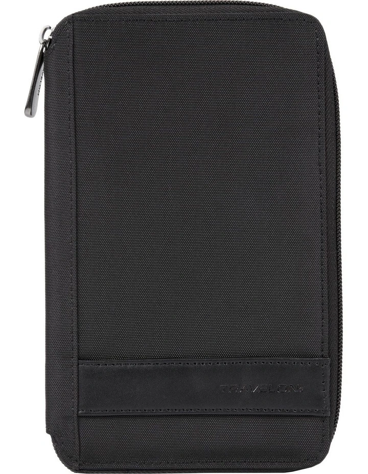 RFID Blocking Multi-Passport Holder in Black image 1