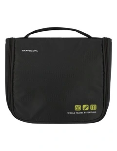 Hanging Toiletry Case in Black