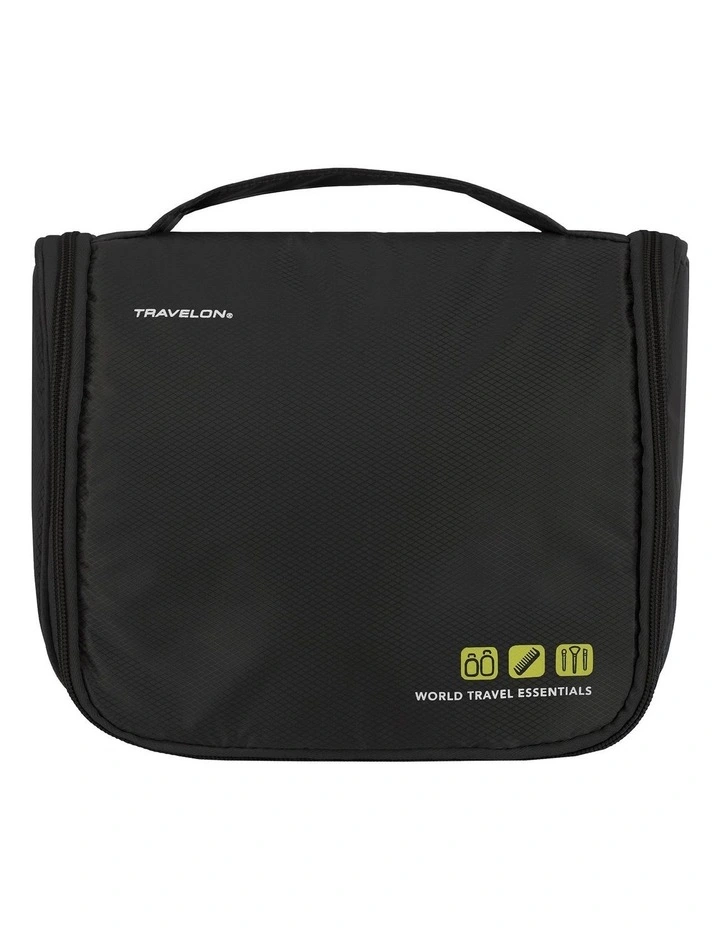 Hanging Toiletry Case in Black image 1