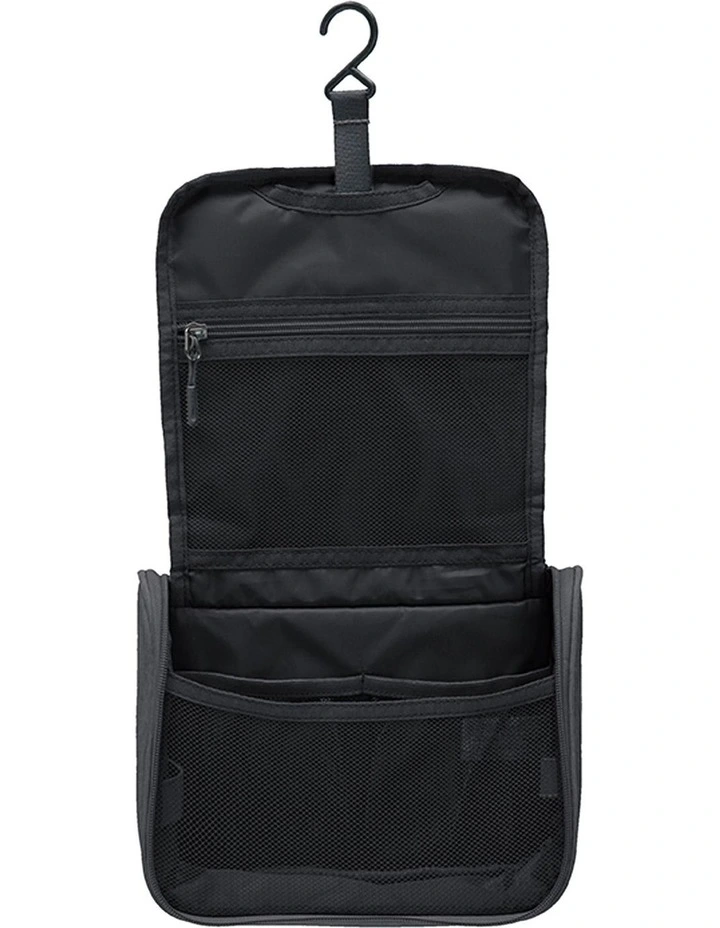 Hanging Toiletry Case in Black image 4