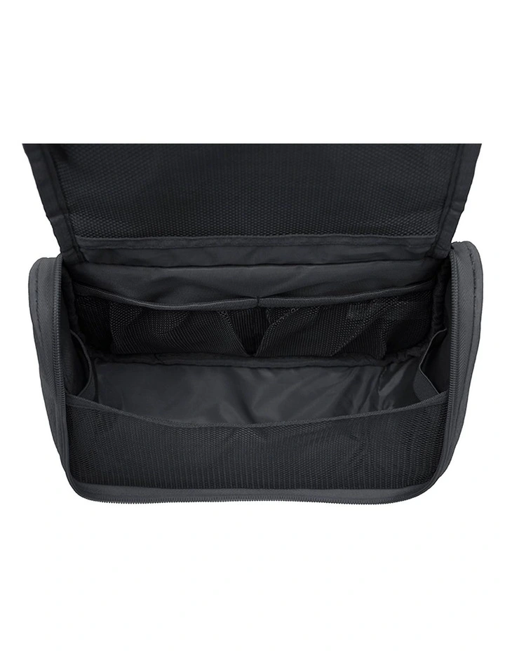 Hanging Toiletry Case in Black image 6