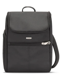 Classic Anti-Theft Small Convertible Tablet Backpack in Black