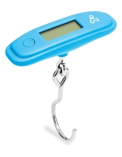 Digital Luggage Scale in Cyan