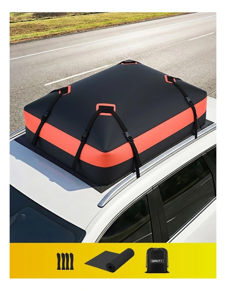 Universal RoofTop Cargo Bag Waterproof Car Luggage Carrier 15 Cubic Ft image 3