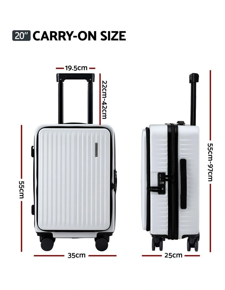 Pocket Travel Carry On in White image 4
