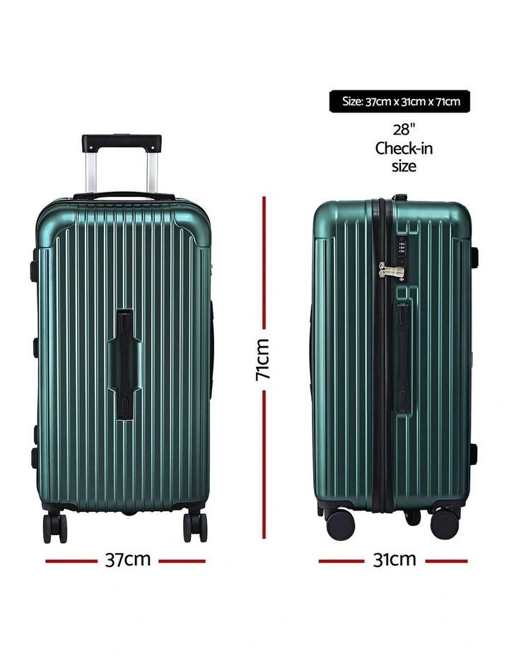 Trunk Luggage Suitcase in Green image 4
