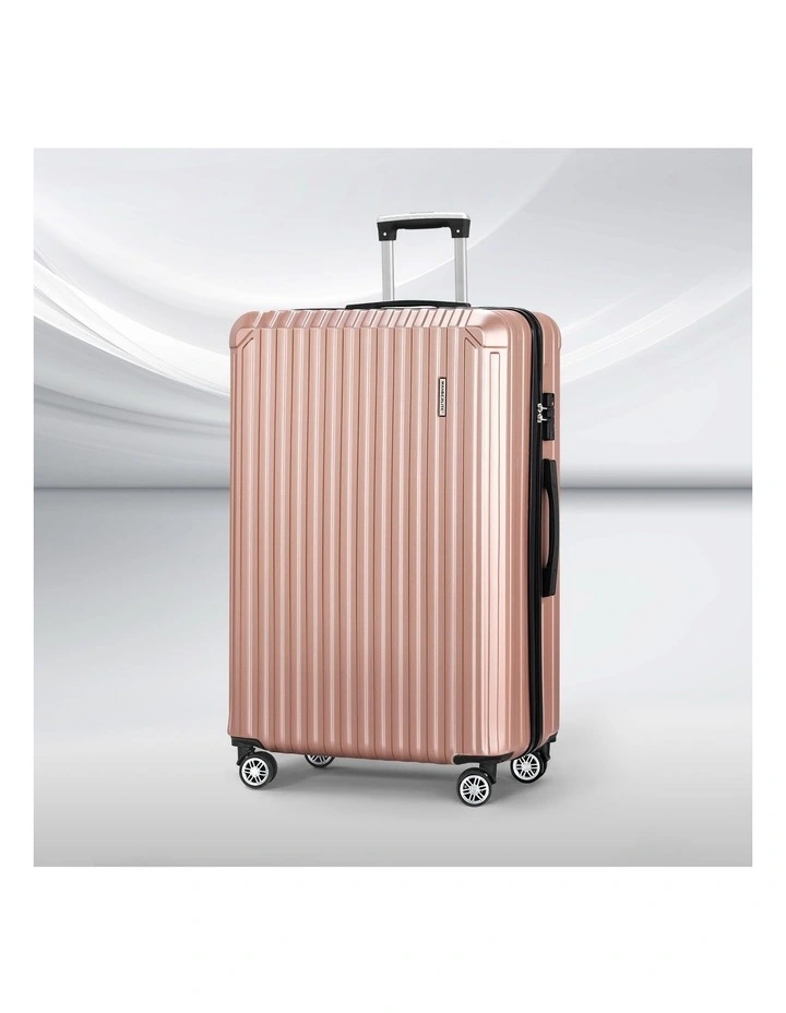Travel Suitcase Set in Rose Gold image 2