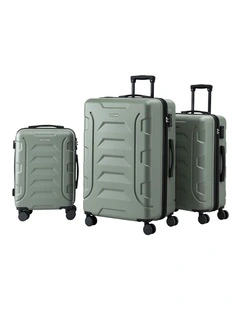 Luggage Trolley Set in Grey Green