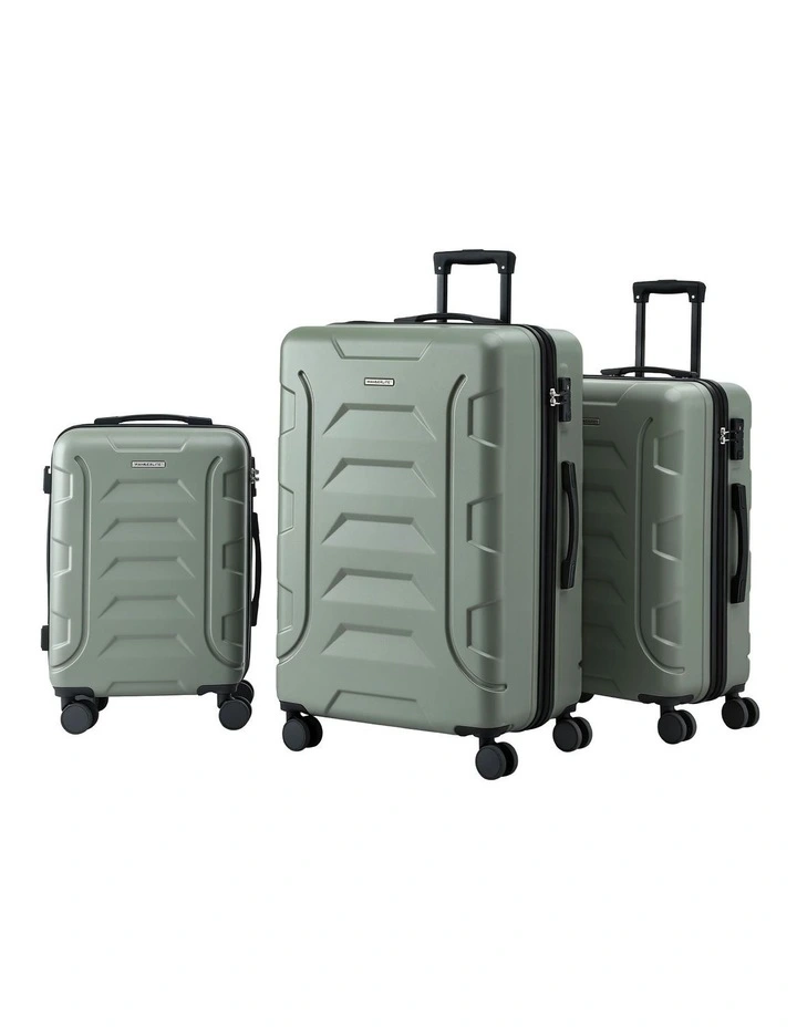 Luggage Trolley Set in Grey Green image 1