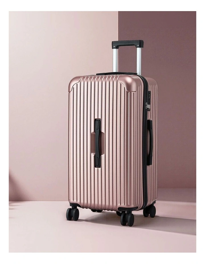Trunk Luggage Suitcase in Rose Gold image 2