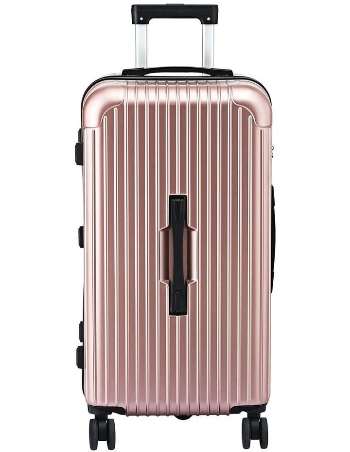 Trunk Luggage Suitcase in Rose Gold image 3