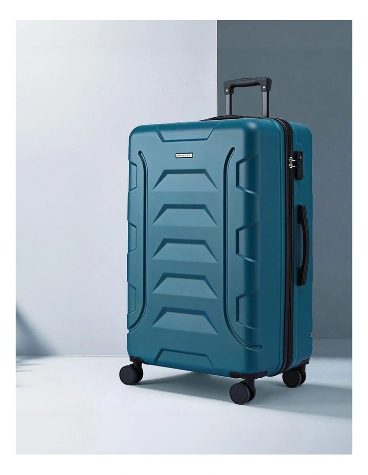 Travel TSA Lightweight Hard Case 28 Luggage Suitcase Trolley in Teal image 2