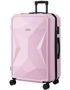 Travel Lightweight TSA Hardshell Luggage Suitcase Trolley 28 inch in Pink
