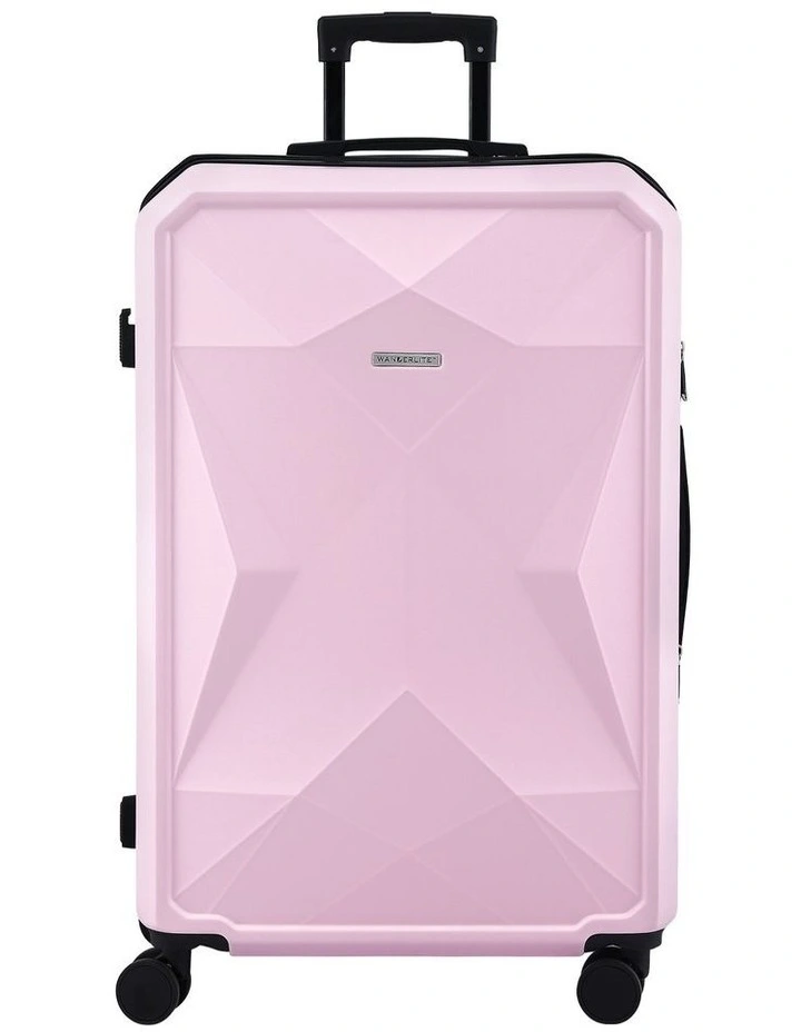 Travel Lightweight TSA Hardshell Luggage Suitcase Trolley 28 inch in Pink image 3