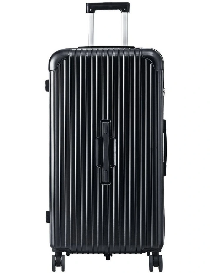 5 Wheels Type-C Port TSA 32 Trunk Luggage Suitcase in Black image 3