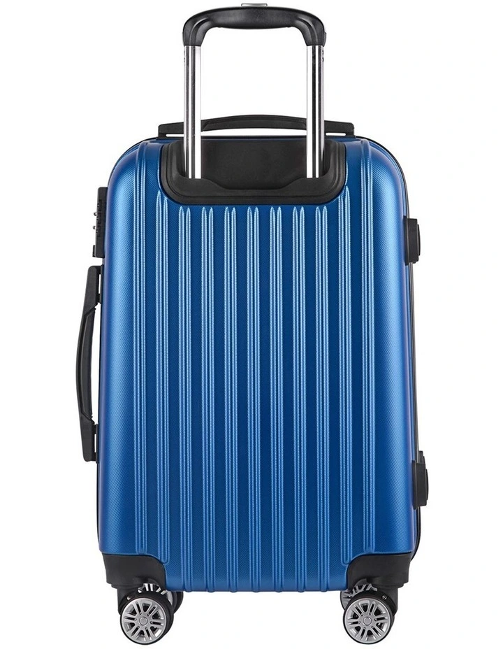 Carry On Hard Case TSA Lock Lightweight 28 Luggage Trolley Travel Suitcase Set 75cm Blue image 3