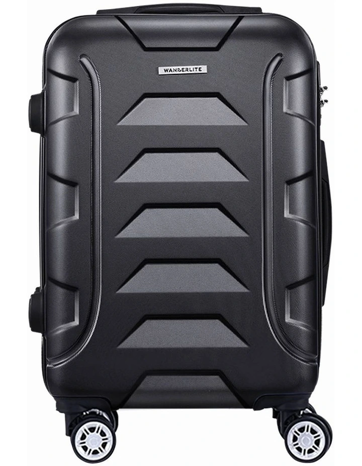 Hard Case Lightweight Strap 20 Luggage Trolley Travel Suitcase Set 55cm image 3