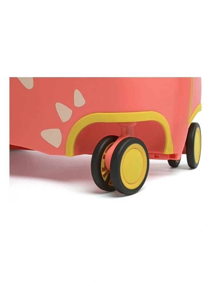 Dylan the Dragon Trunki Glide Ride-on Luggage Toy in Orange image 2