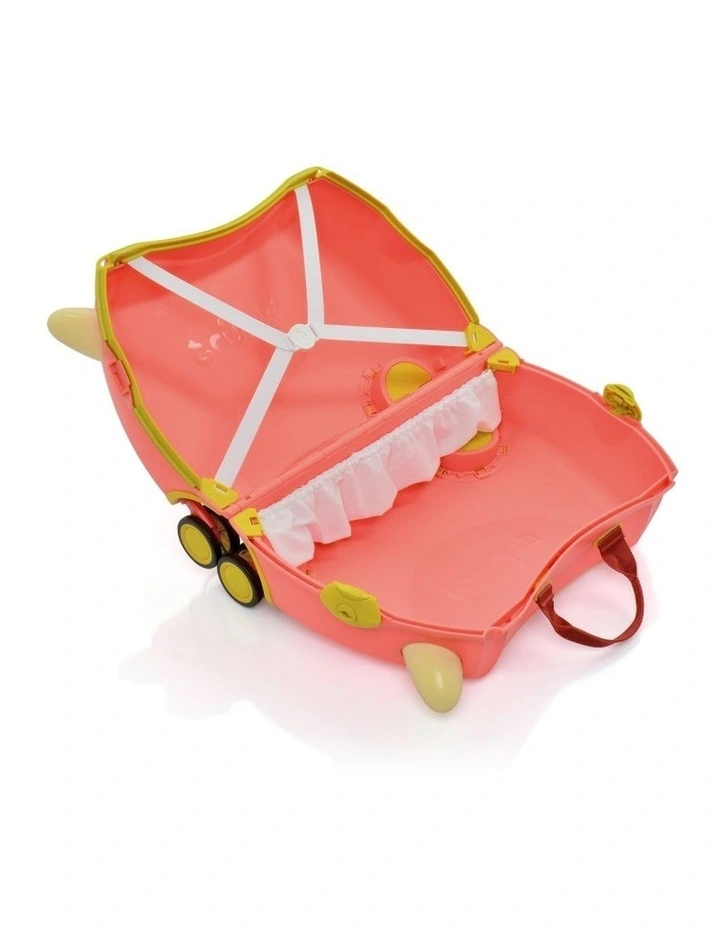 Dylan the Dragon Trunki Glide Ride-on Luggage Toy in Orange image 7