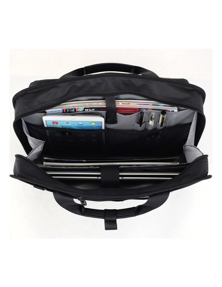 Swisswin Waterproof Laptop Briefcase Messenger Travel Work Bag Black image 6